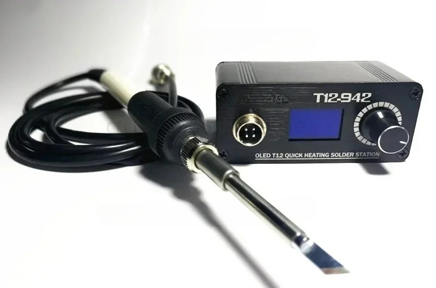 Soldering Station T12 Oled - Estação de Soldagem Digital MINI T12