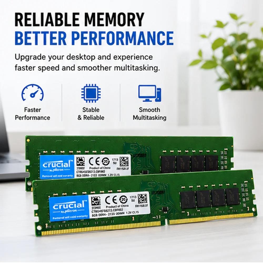 Memória Crucial RAM DDR4 para  - Khadas Vim4 8Gb avaliação e preço